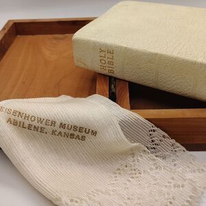 Vintage 50's Bible in Wooden Box